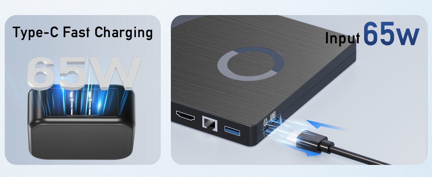 8 in 1 External Bluray/DVD Drive for Laptop PC, External CD/DVD Drive Support 100G Disc 3D