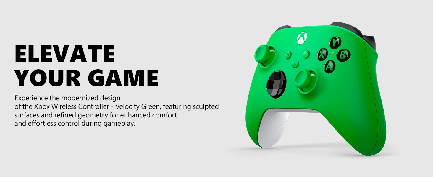 Xbox Controller Velocity Green-1