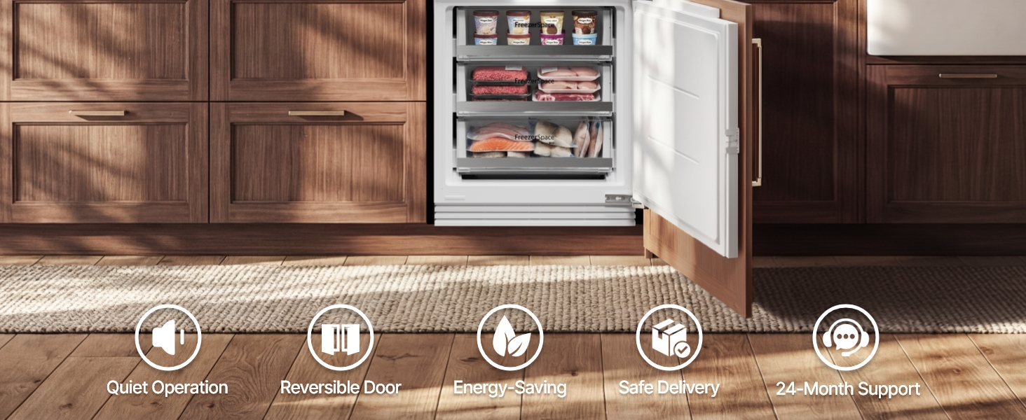 24" Panel Ready Refrigerator