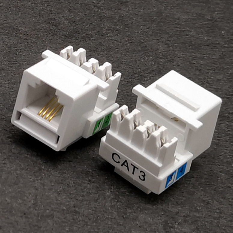 10 PCS Telephone Line Module Keystone Plug