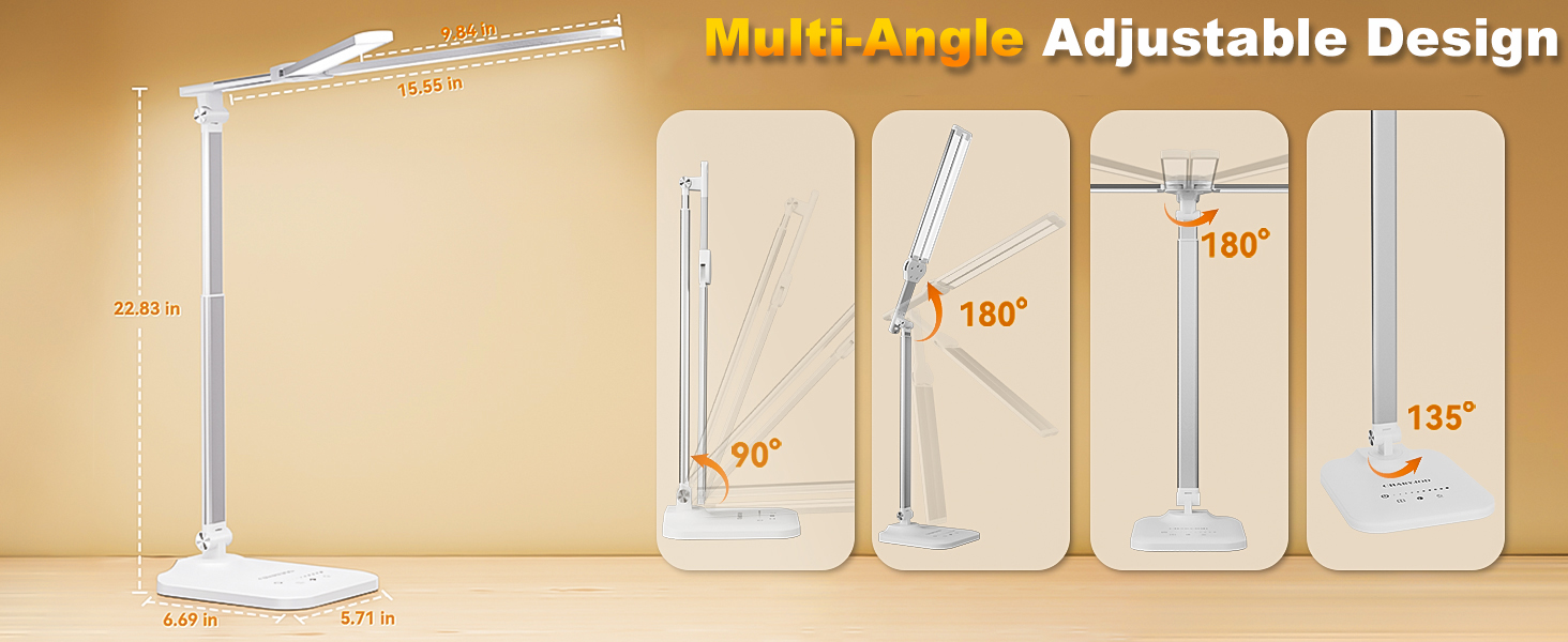 Space Saving Design Desk Lamp