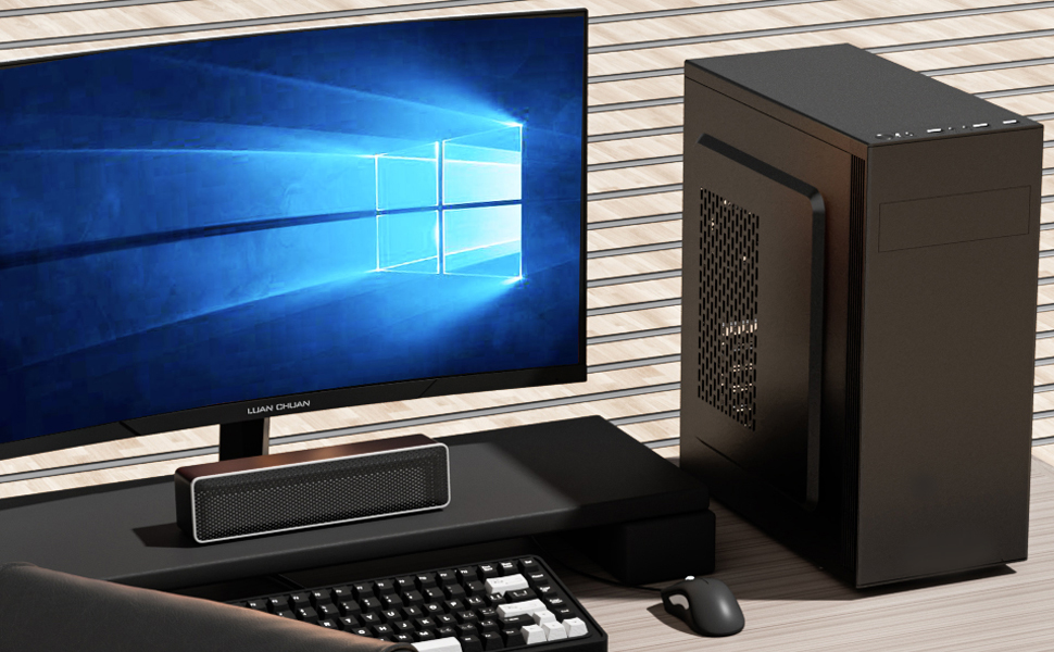 Retro PC Case With Optical Drive MOROVOL 852 ATX Mid Tower PC Case ...