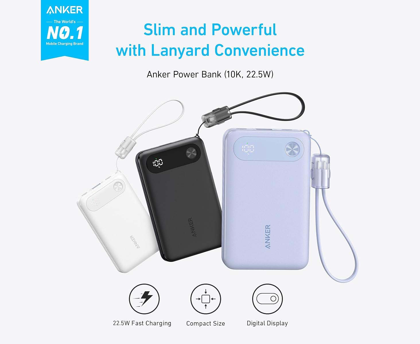 thumbnail image 2 of Anker Laptop Power Bank, 25,000mAh Portable Charger With Triple... 2 of 12