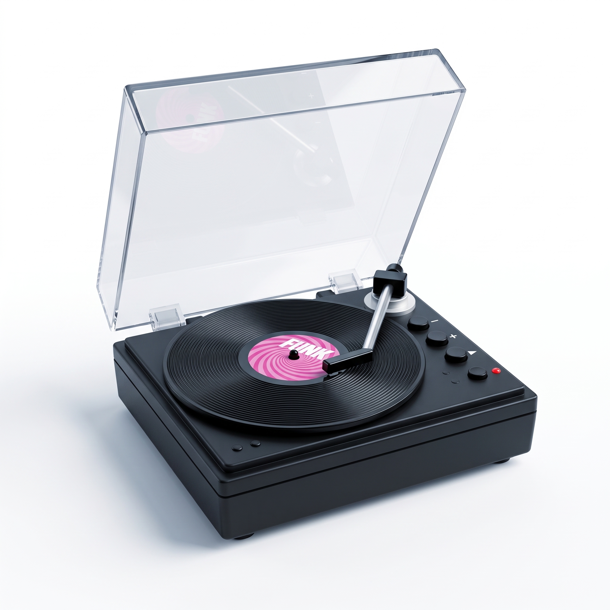 retro record player
