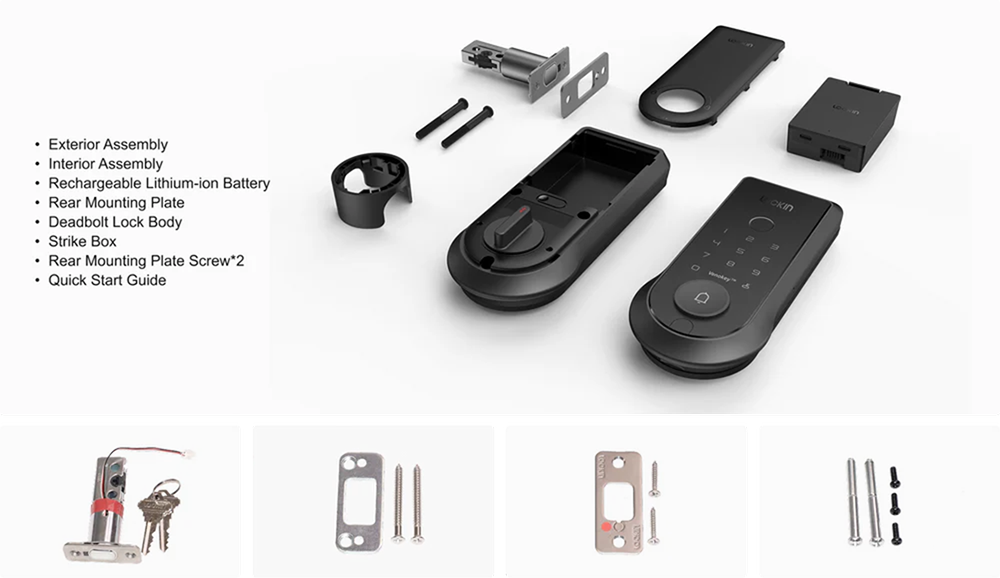 Lockin Veno Smart Lock Palm Vein & Fingerprint Keyless Entry Door Lock
