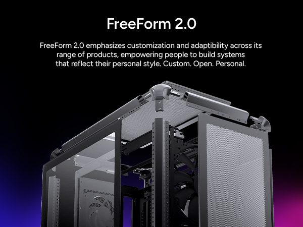 Cooler Master MasterFrame 500 Mesh Black ATX Mid-Tower PC Case