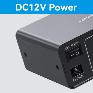 12V DC Power Supply  When using the kvm switcher, you need to connect the included DV 12V power adap