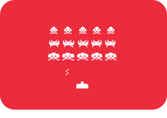 Space Invaders Retro Gaming Smart Watch