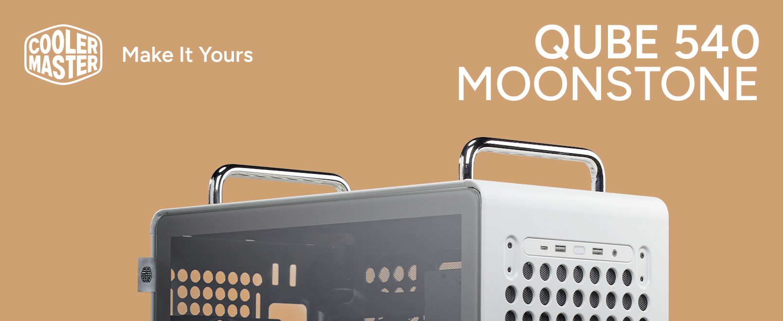 Cooler Master QUBE 540 Moonstone ATX Mid-Tower PC Case 