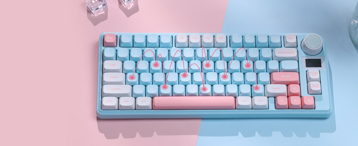 wired/wireless gaming keyboard