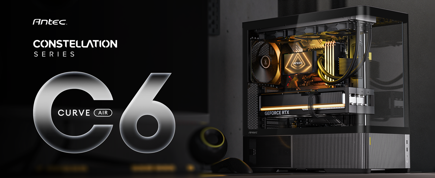  Antec C6 Curve Air Mid-Tower Case
