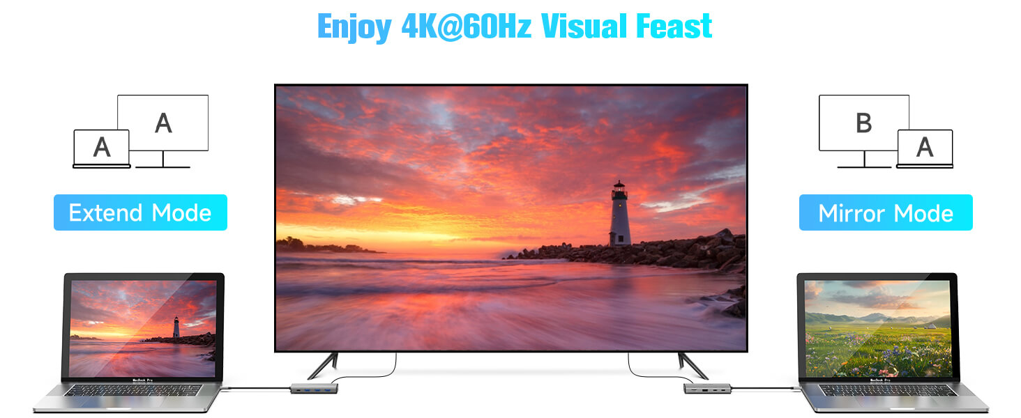 9-IN-1 Multifunction USB C hub (RSH-T09)  Features