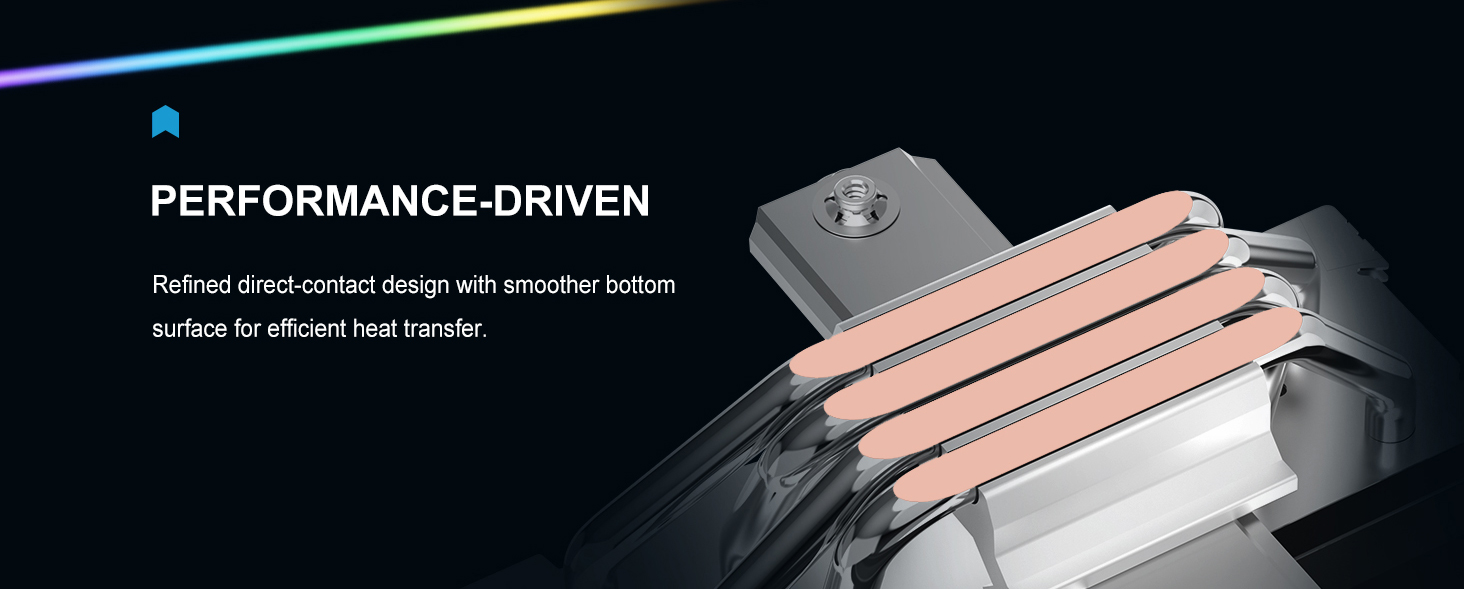 SAMA A40L Single-Tower CPU Air Cooler