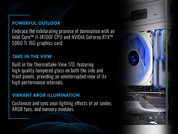 Thermaltake NE i1460TGS-V170S Gaming Desktop PC