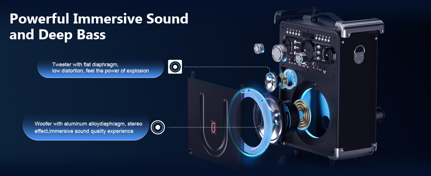 Powerful Immersive Sound and Deep Bass