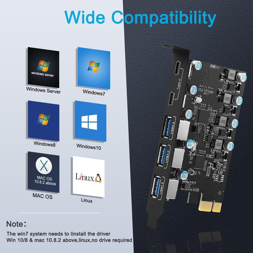 PCI Express USB Add in Card