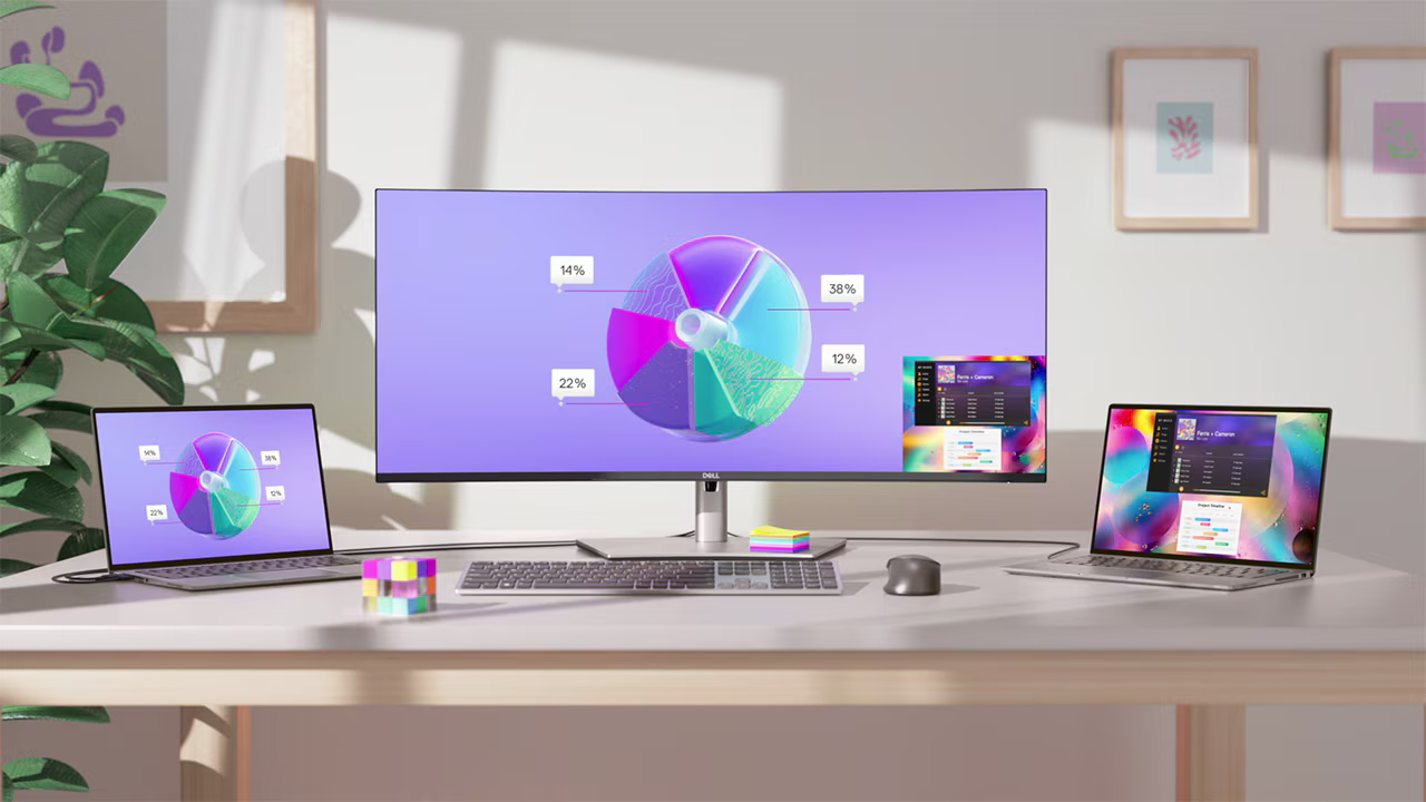 Dell U3824DW UltraSharp 38 Curved USB-C Hub Monitor 