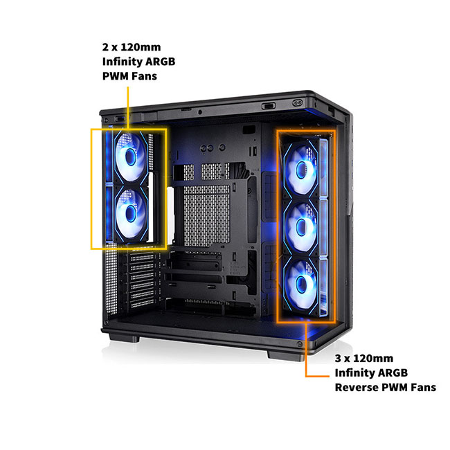 Thermaltake View 590 TG ARGB Mid Tower Case