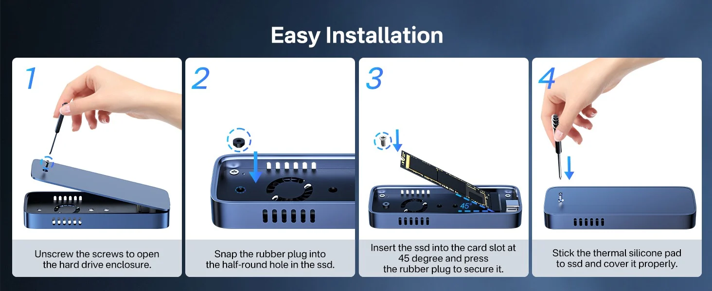 Easy 4 Step Installation