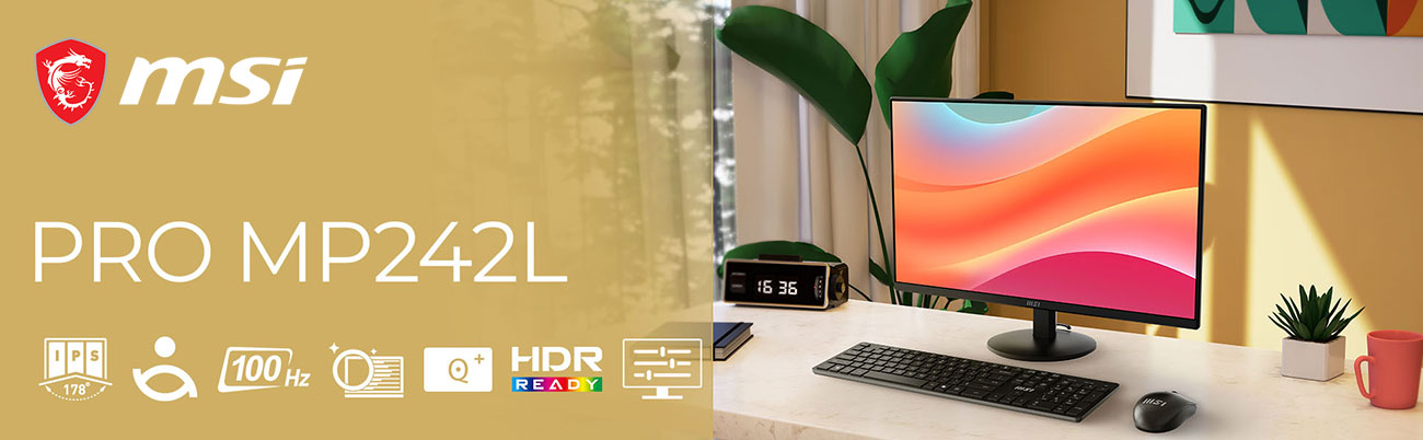 MSI PRO MP242LE Computer Monitor banner