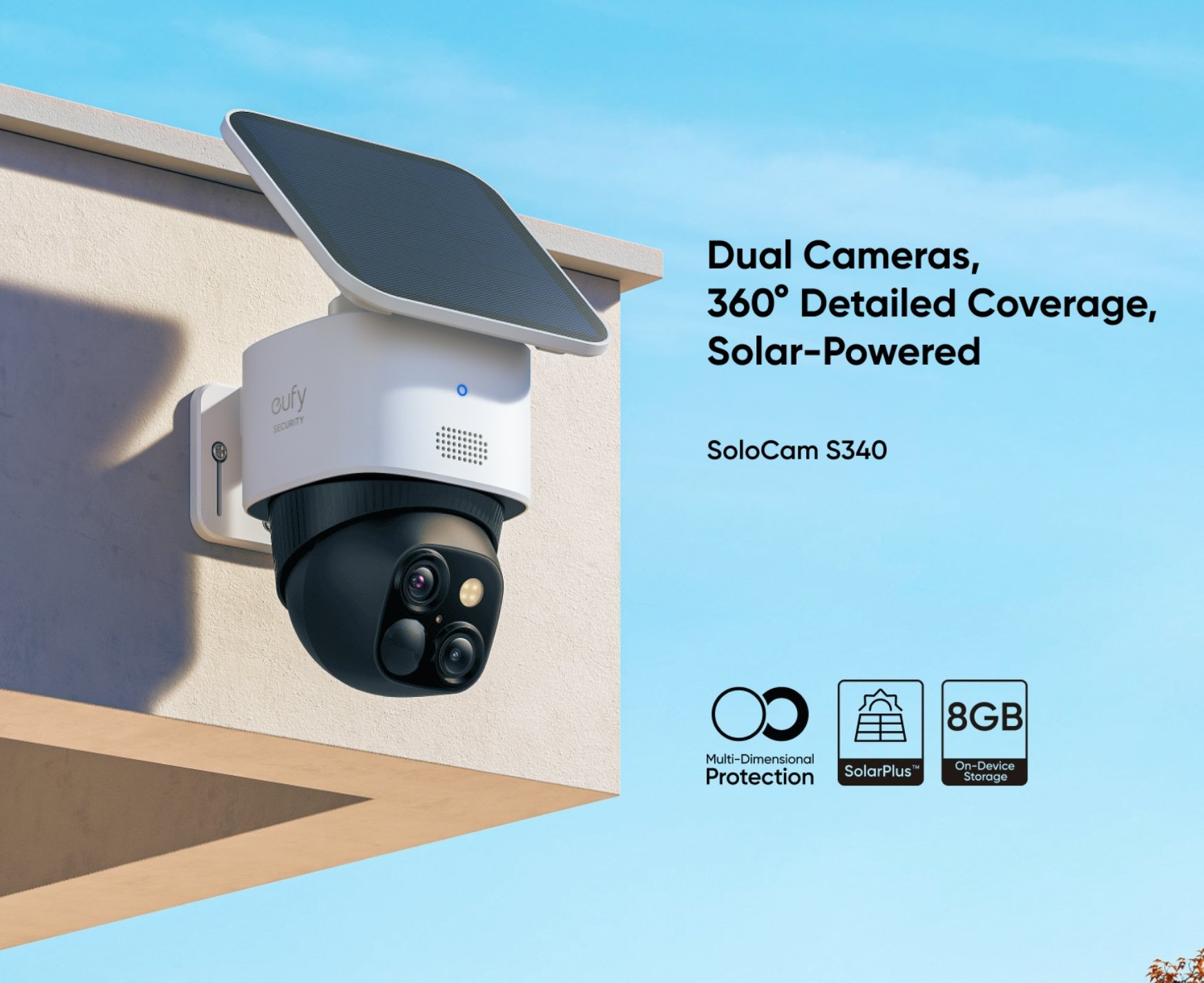Eufy Security SoloCam S340 Security Camera - T81701W1