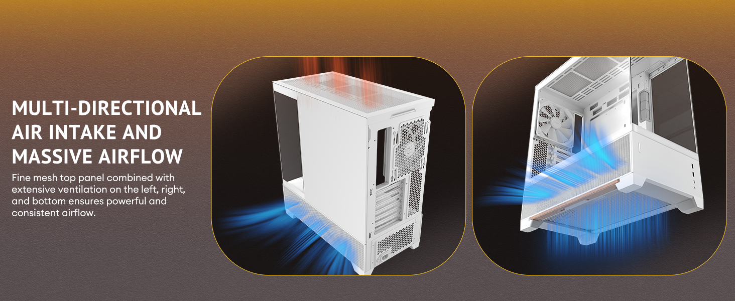 Antec C6 Wood White Mid-Tower Case