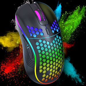 RGB Chroma Backlit This wireless gaming mouse with the colourful backlight mode, multiple colors cha