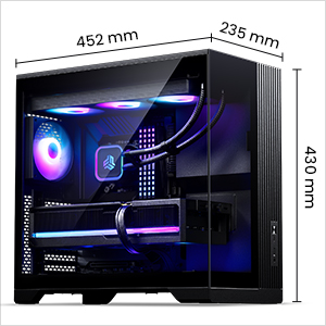 Phanteks XT V5 Panoramic Glass Compact ATX Gaming PC Case