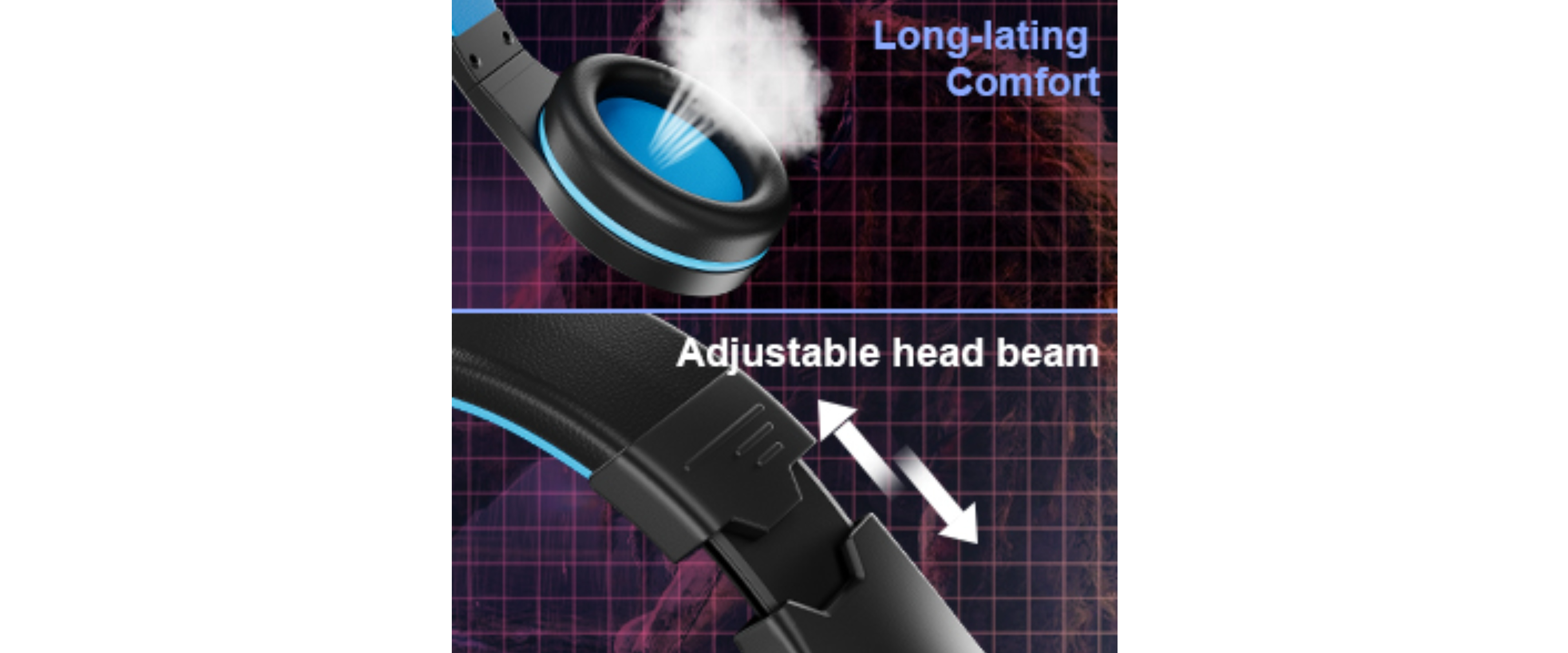 Anivia MH601X adjustable headband & soft earpads