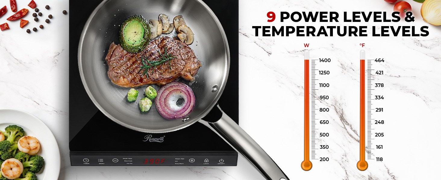 Rosewill RHAI-25001 Portable Induction Cooktop Burner