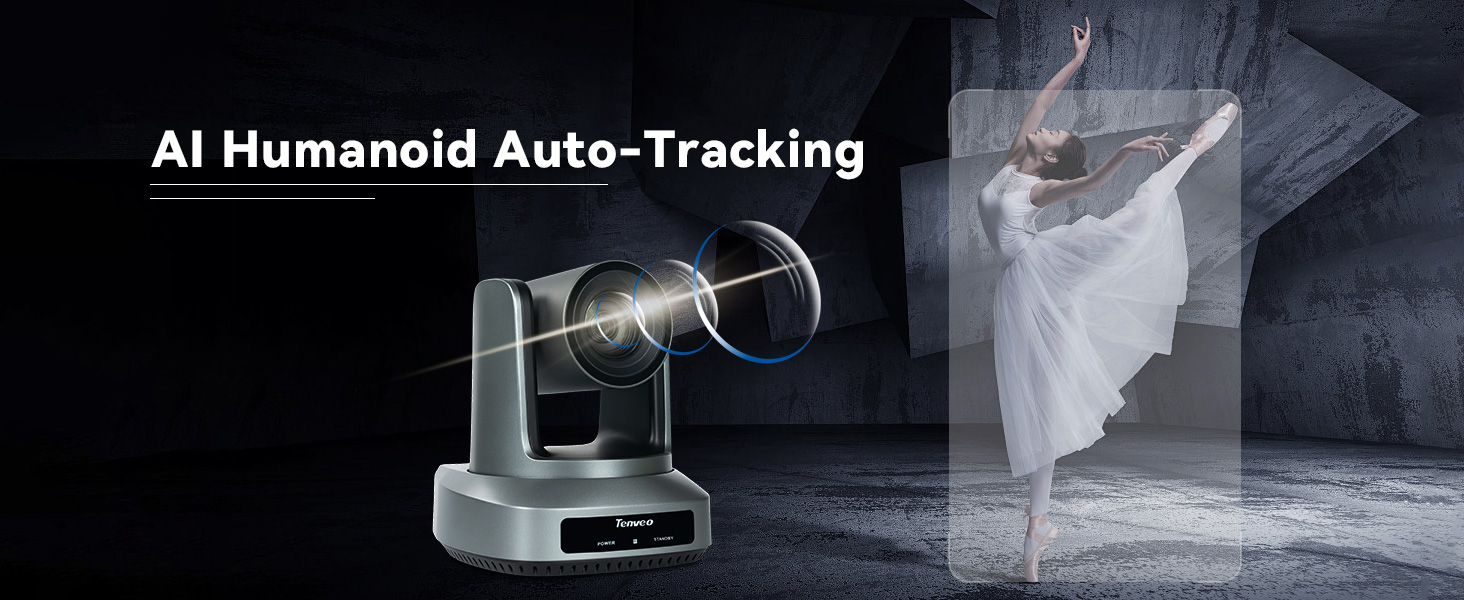20x Zoom AI Auto Tracking PTZ Conference Camera