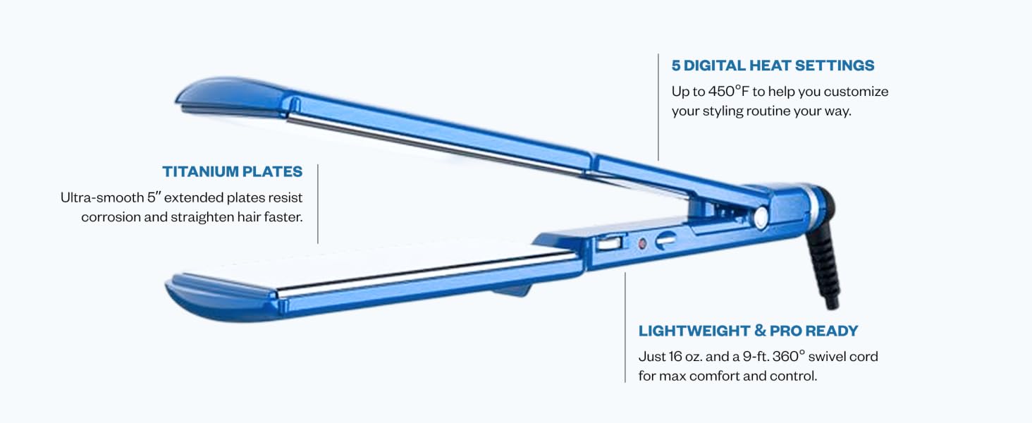 BaBylissPRO Nano Titanium™ 2-inch Ultra-Thin Straightener