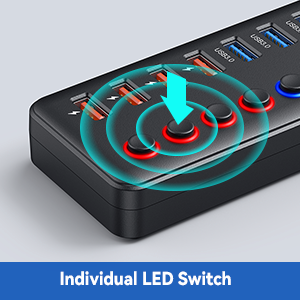 Individual LED On/Off Switch