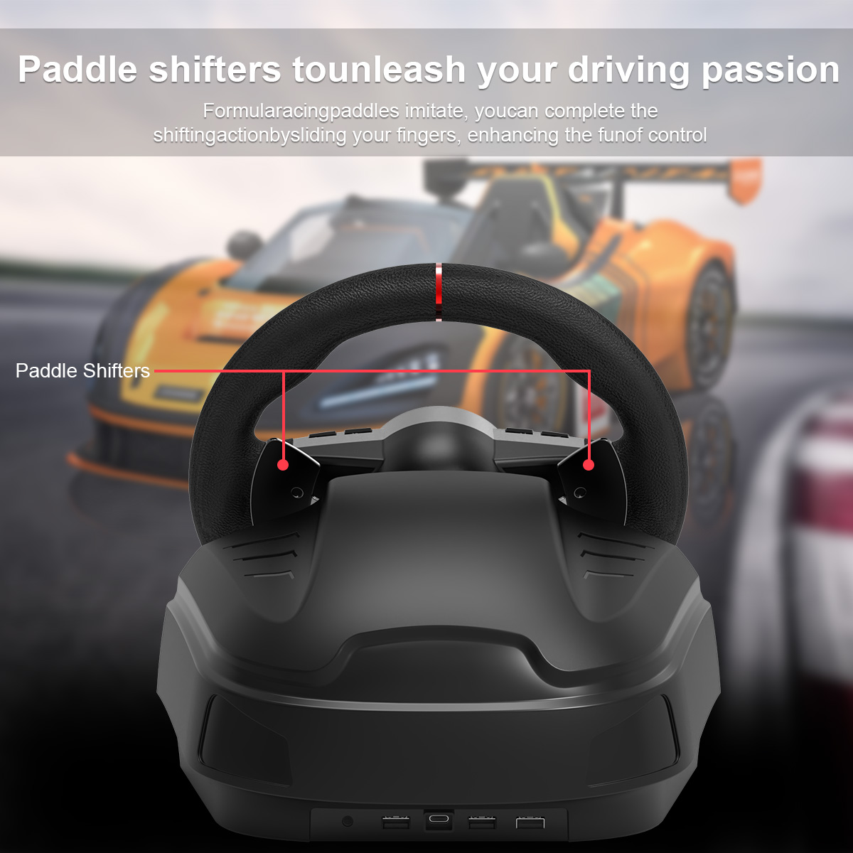 Paddle shifters tounleash your driving passion