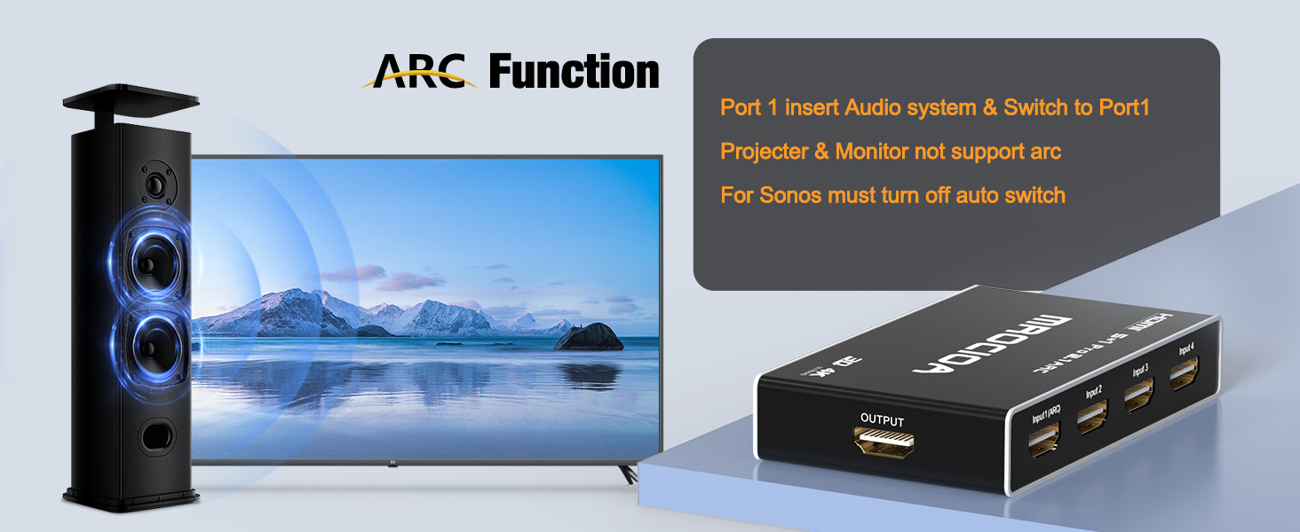 ARC HDMI SWITCH