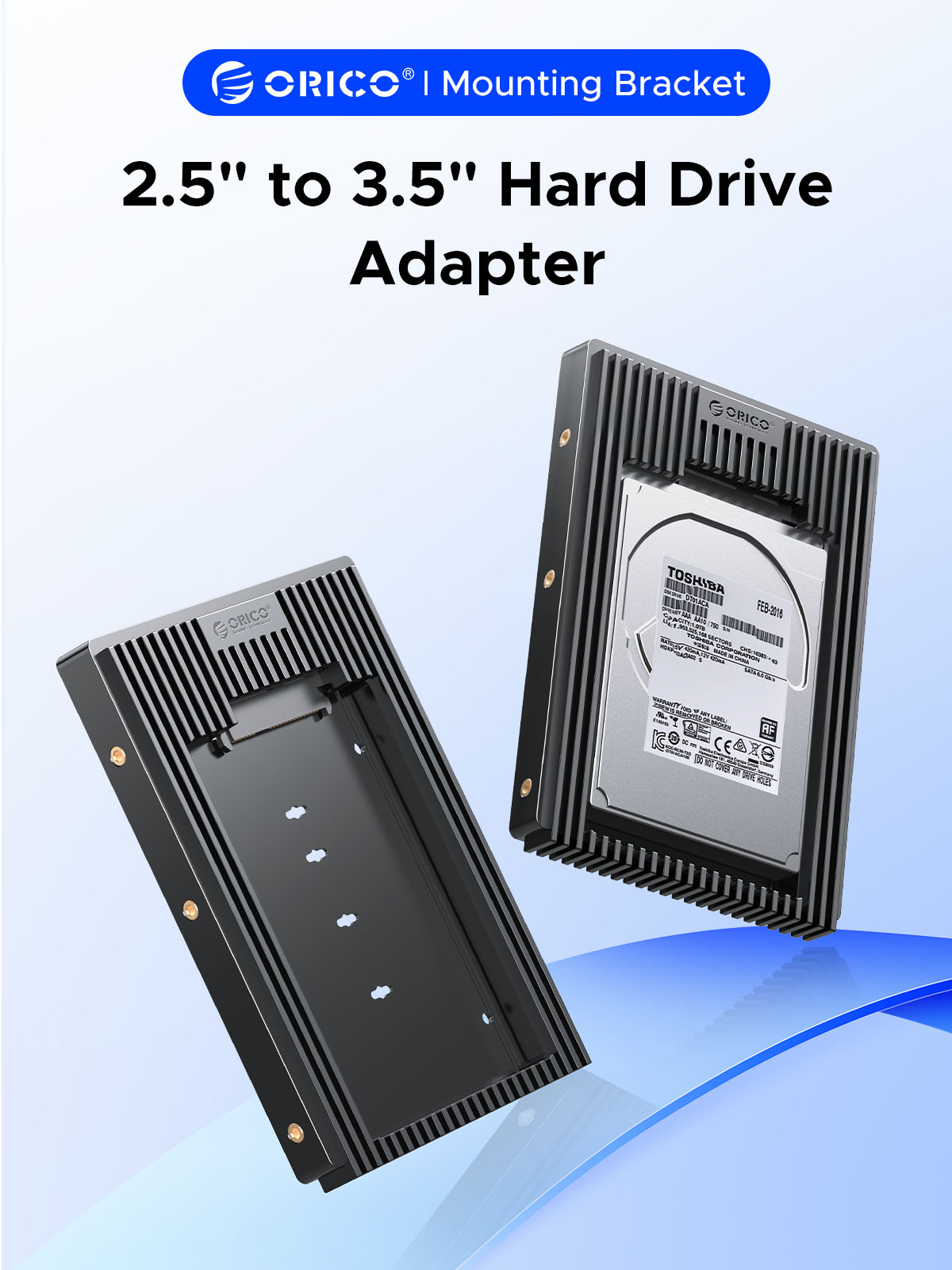 2.5 SSD SATA to 3.5 Hard Drive Adapter