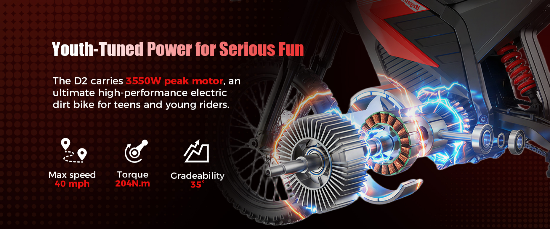 MEGAWHEELS D2 dirt bike