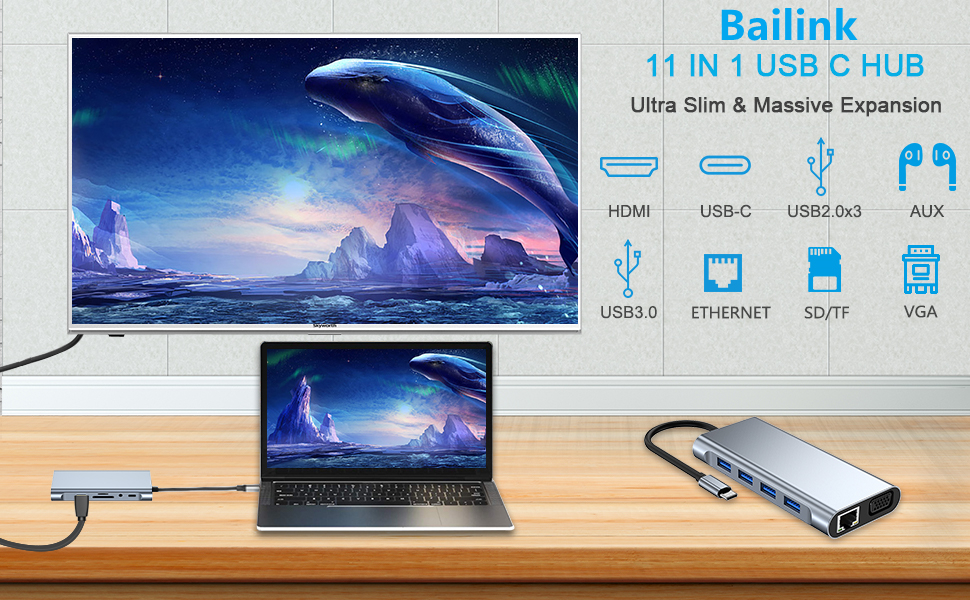 USBC HUB 11 in 1