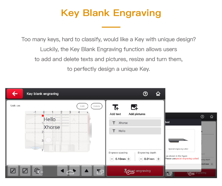 Key Blank Engraving