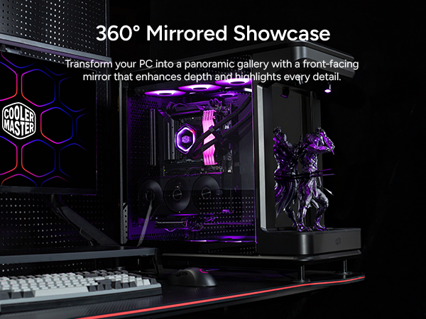 Cooler Master MasterFrame 360 Stage Mirror ATX Mid-Tower PC Case