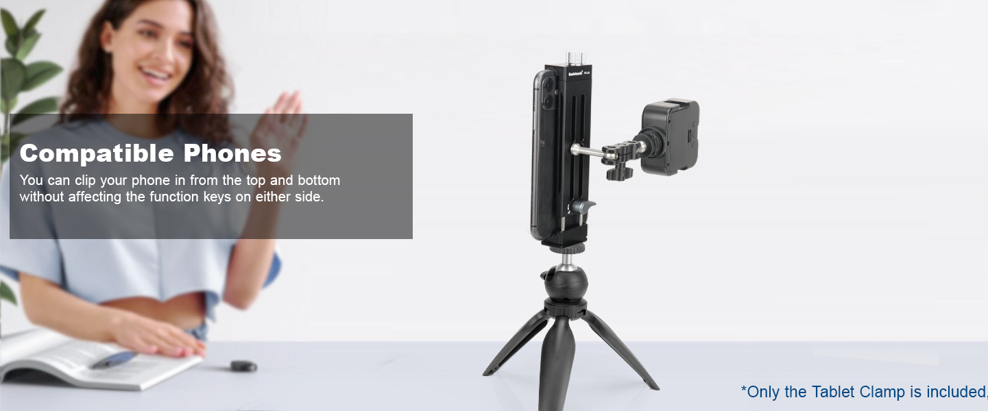 Aluminum iPad Tripod Holder Mount Adapter