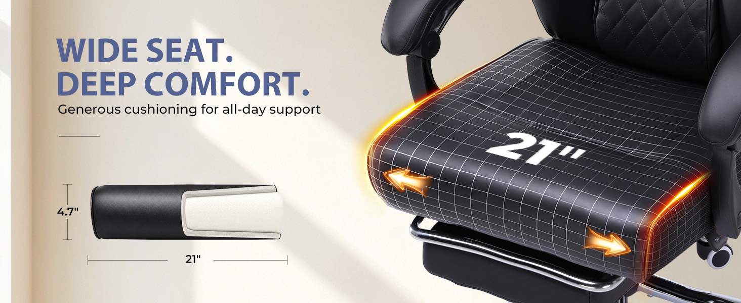 GTPLAYER Big and Tall Office Chair