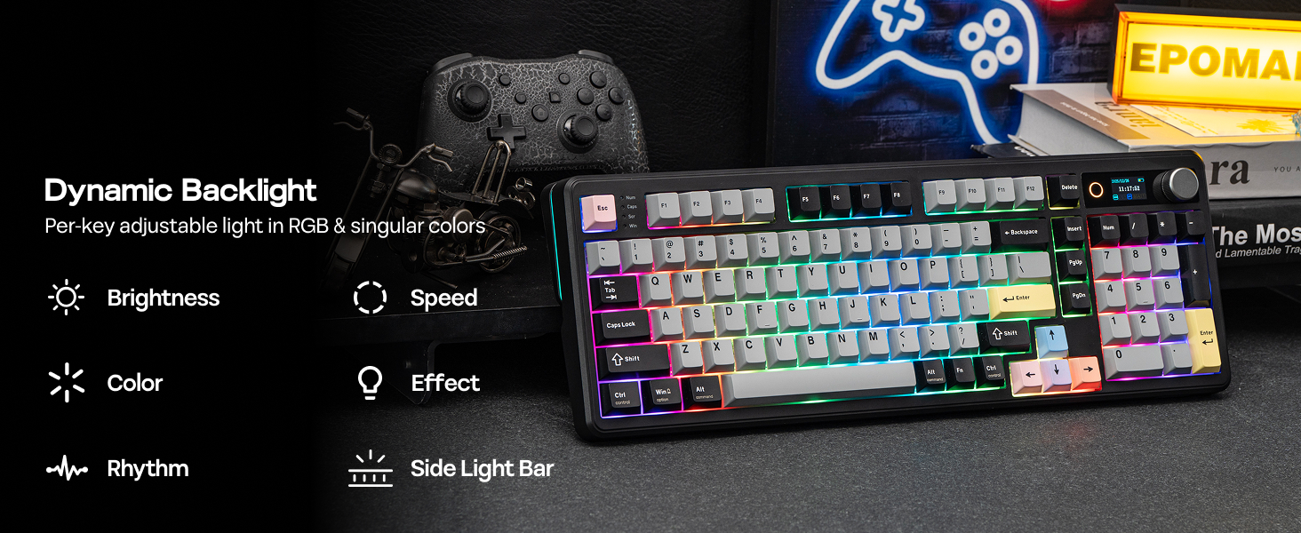 EPOMAKER TH99 PRO Dynamic Backlight