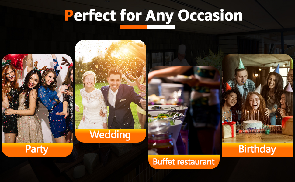 Chafing dish buffet set