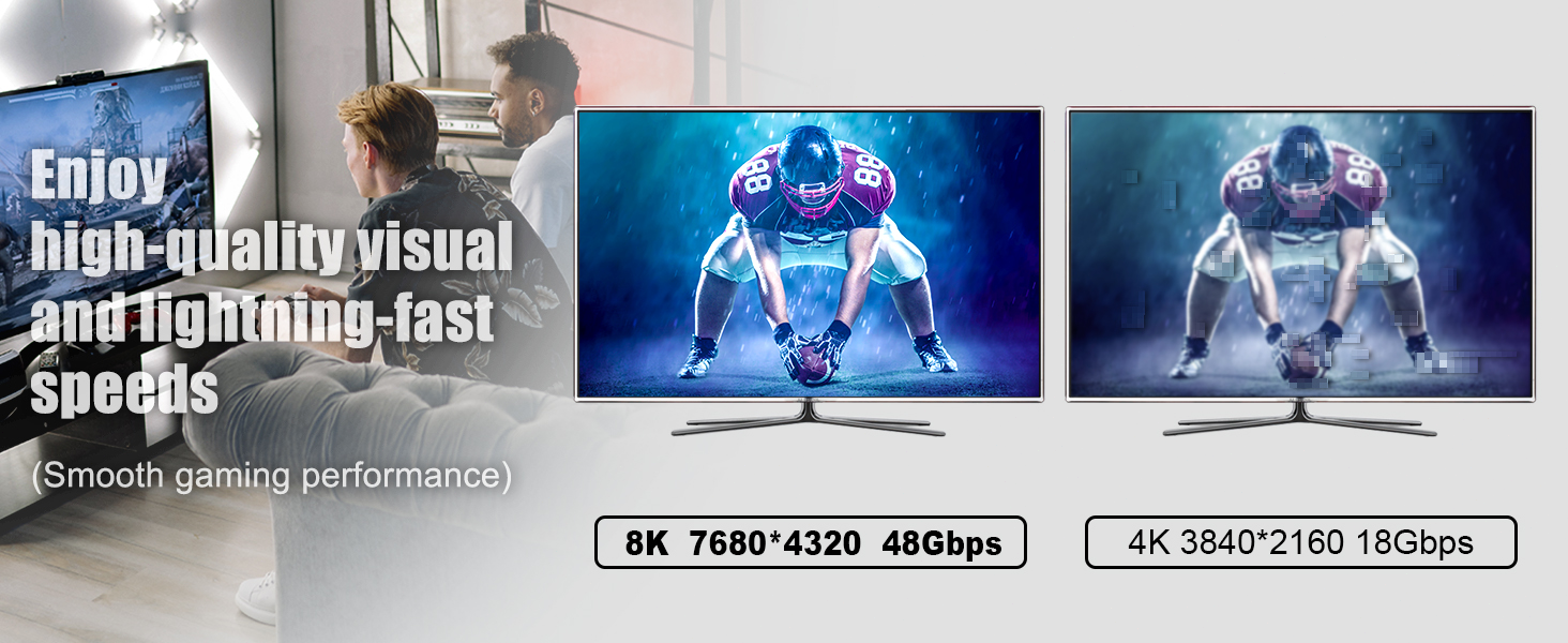 Enjoy high-quality visual and lightning -fast speeds