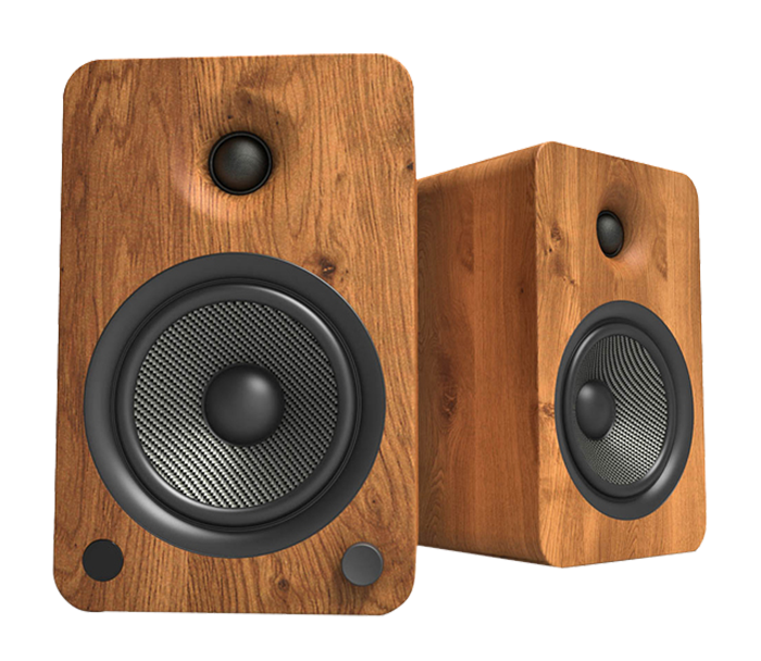 Kanto YU6 Powered Speakers - Walnut