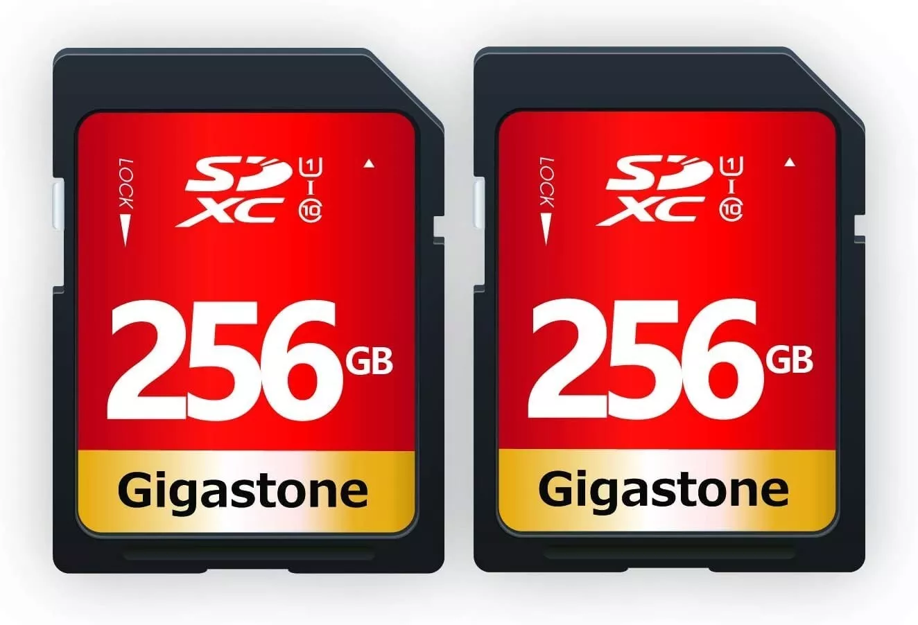 Gigastone SDXC card 256gb 2 Pack