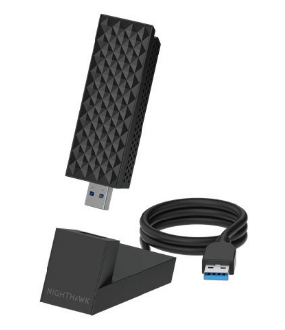 Netgear Nighthawk A9000-100PAS BE6500 WiFi 7 USB 3.0 Adapter 