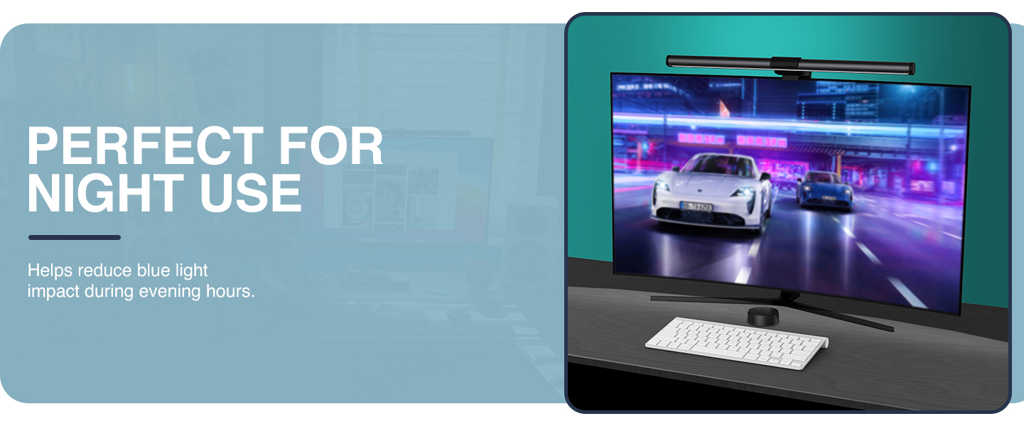 monitor light bar, screenbar lamp, adjustable monitor desk lamp, eye-friendly light