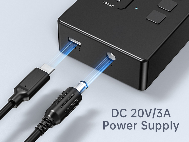 DC 20V Power Supply  Stable power supply ensures that 16 interfaces can be used simultaneously.